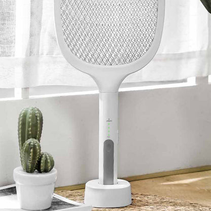 Electric Mosquito Swatter 5V 1A Rechargeable Efficient 2 in 1 Electric Mosquito Bat with LED Light for Home White - view 10