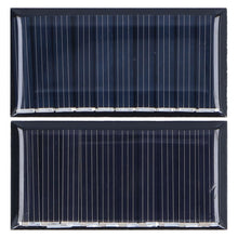 2Pcs Mini Solar Panels 0.25W 5V Portable Mini Polycrystalline Silicon Weatherproof Durable Widely Used Mini Solar Cell