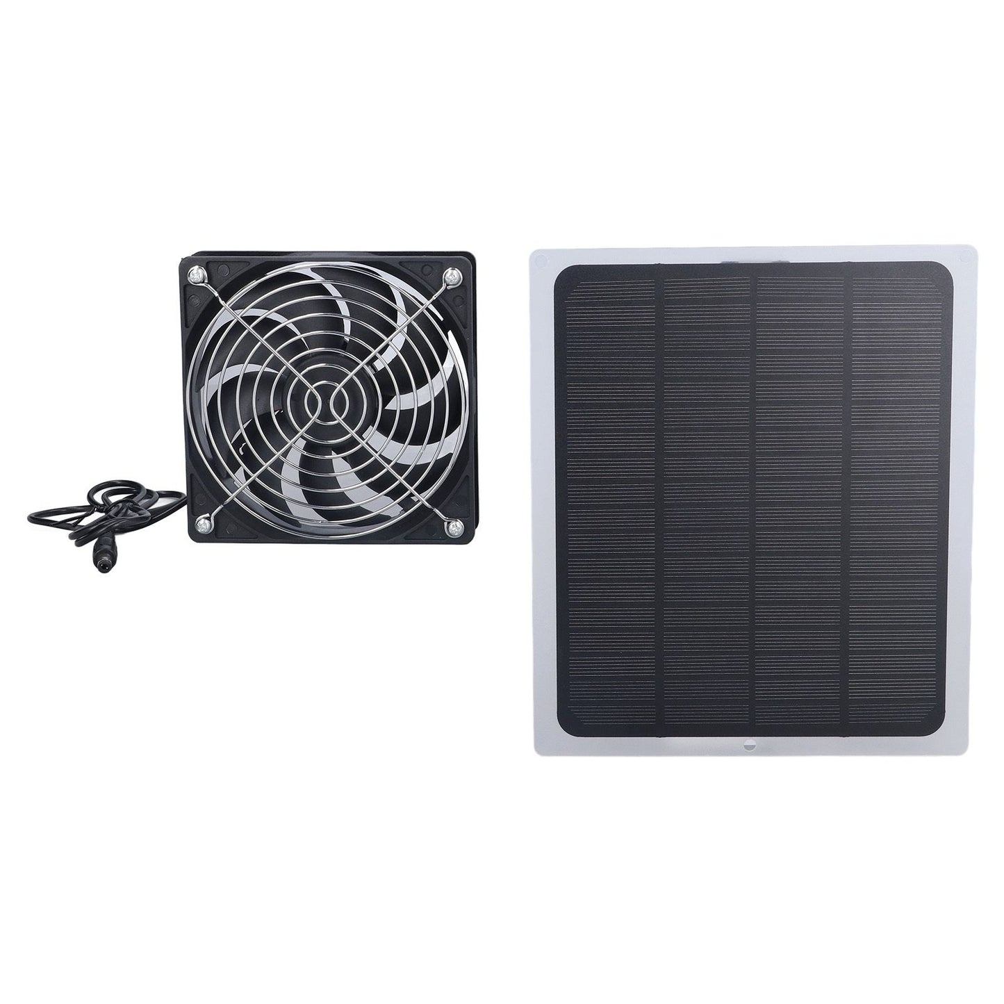 6W Solar Panel Fan with Protecting Net Waterproof Greenhouse Chicken House Solar Fan for Outdoor - view 6