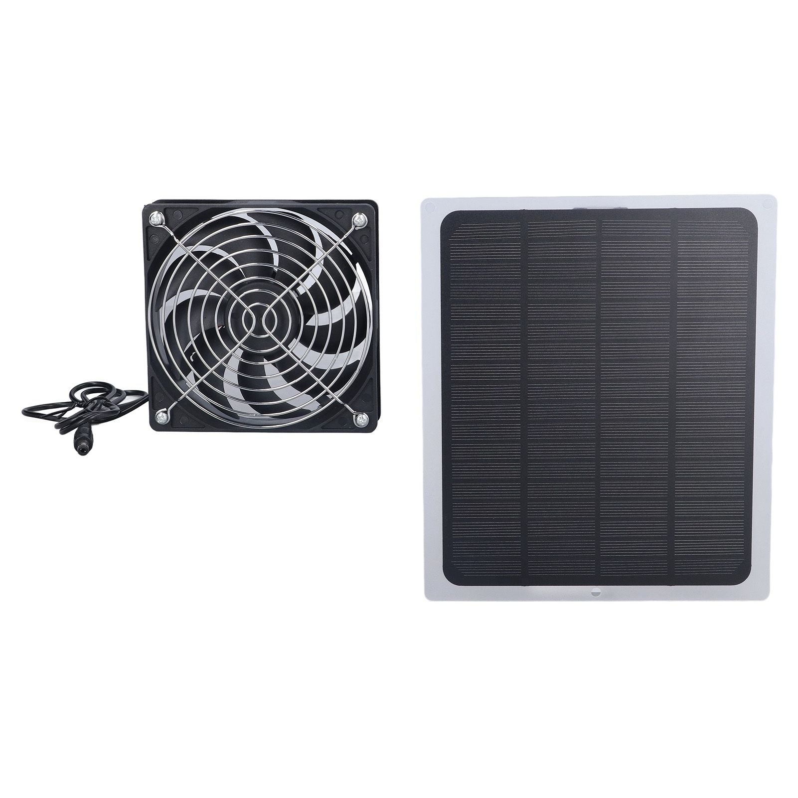 6W Solar Panel Fan with Protecting Net Waterproof Greenhouse Chicken House Solar Fan for Outdoor - view 6