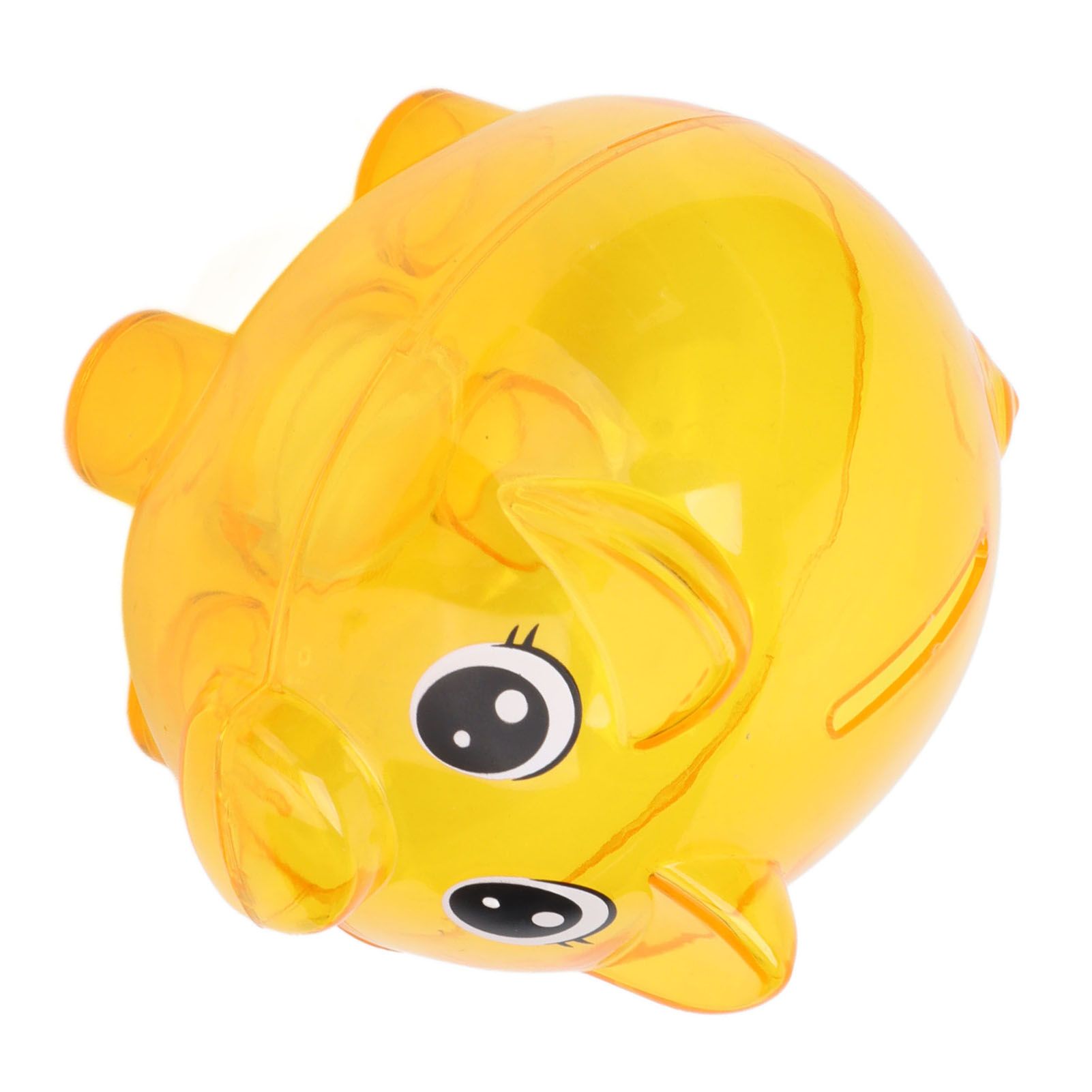 Transparent Plastic Money Saving Box Break Resistance Pig Shaped Piggy Bank for ChildrenL - view 2