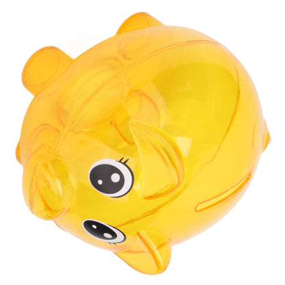 Transparent Plastic Money Saving Box Break Resistance Pig Shaped Piggy Bank for ChildrenL - view 3