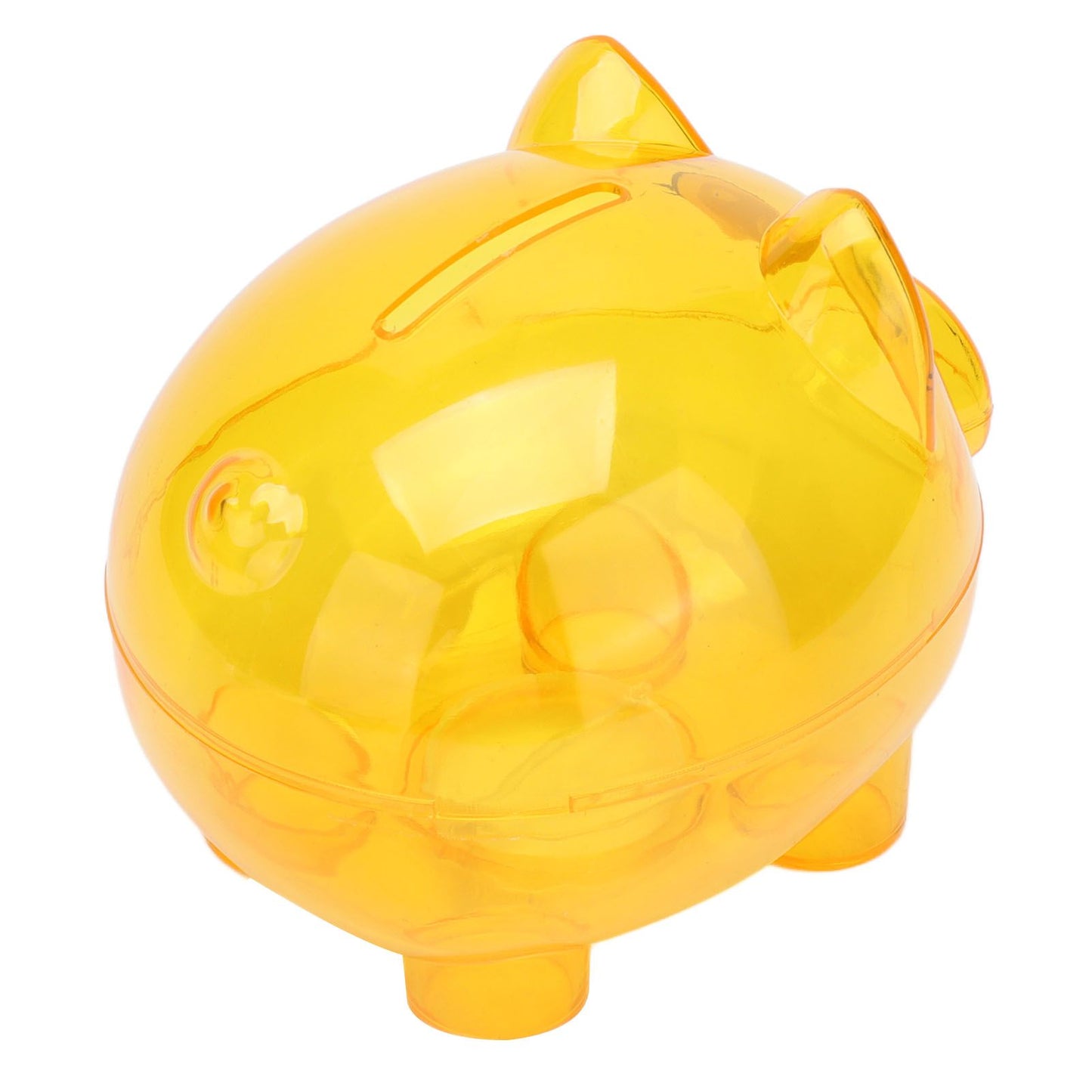 Transparent Plastic Money Saving Box Break Resistance Pig Shaped Piggy Bank for ChildrenL - view 6