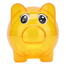 Transparent Plastic Money Saving Box Break Resistance Pig Shaped Piggy Bank for ChildrenS
