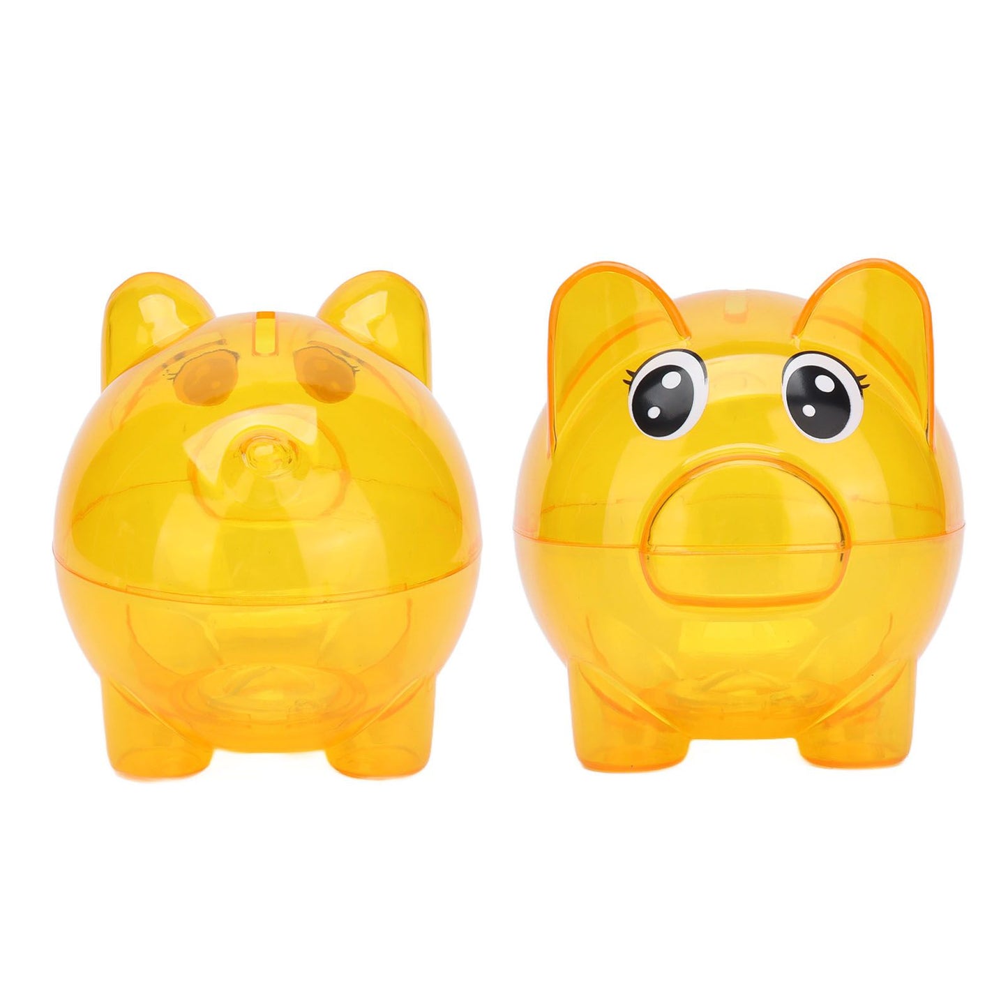 Transparent Plastic Money Saving Box Break Resistance Pig Shaped Piggy Bank for ChildrenS - view 5