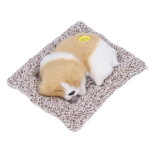Realistic Sleeping Dog Adorable Sleeping Puppy Children Toys Decorations Gifts for Boys GirlsDirt White Block Nap Dog - view 2
