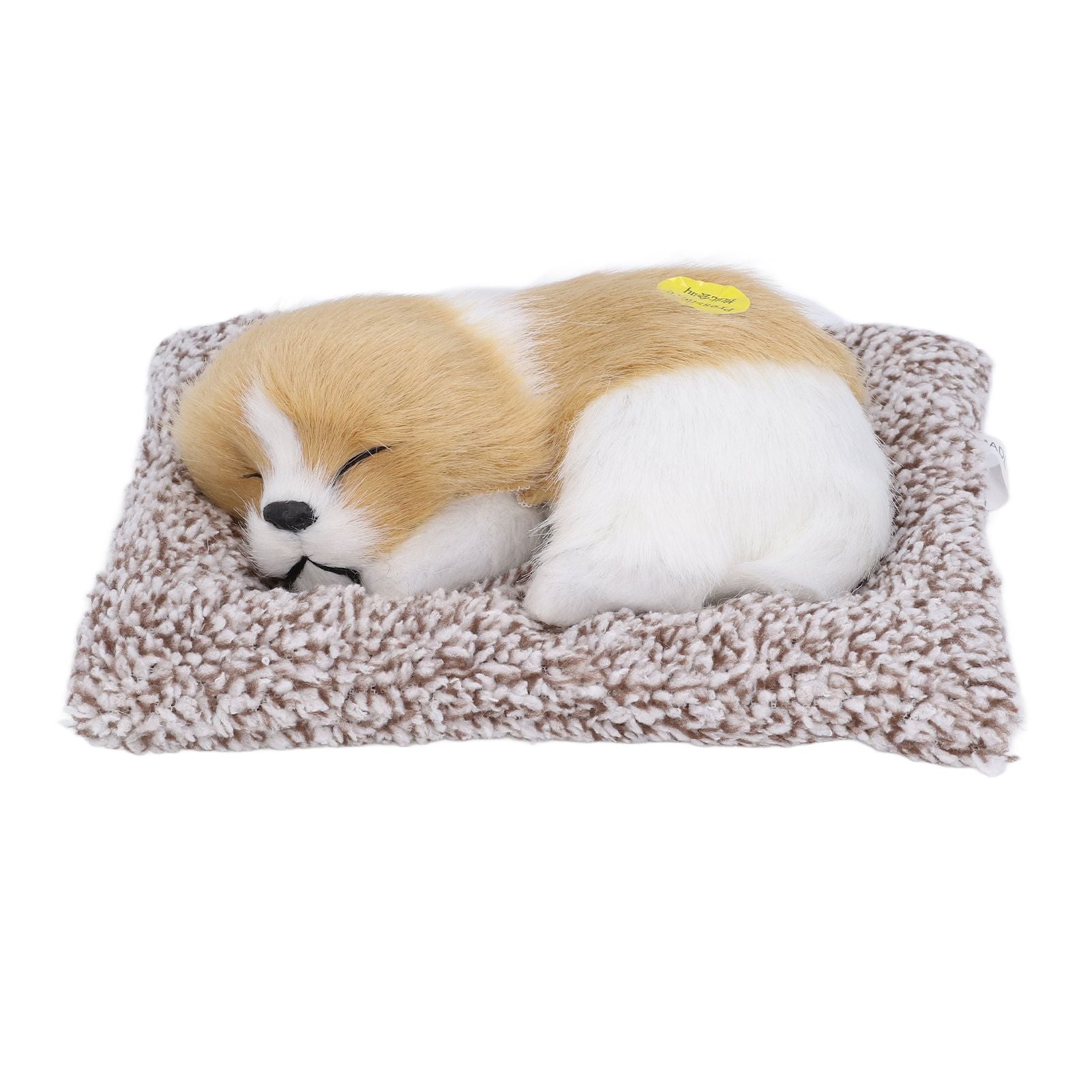 Realistic Sleeping Dog Adorable Sleeping Puppy Children Toys Decorations Gifts for Boys GirlsDirt White Block Nap Dog - view 3