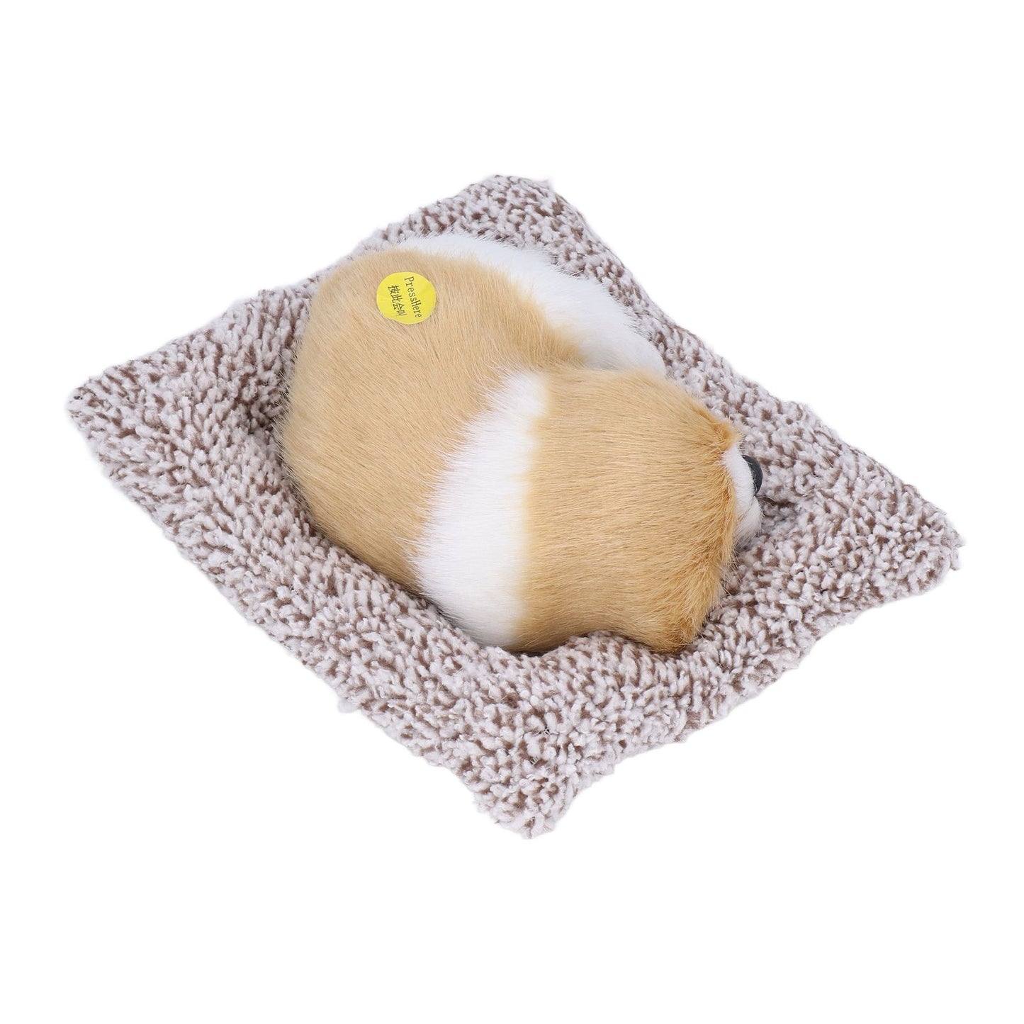Realistic Sleeping Dog Adorable Sleeping Puppy Children Toys Decorations Gifts for Boys GirlsDirt White Block Nap Dog - view 8