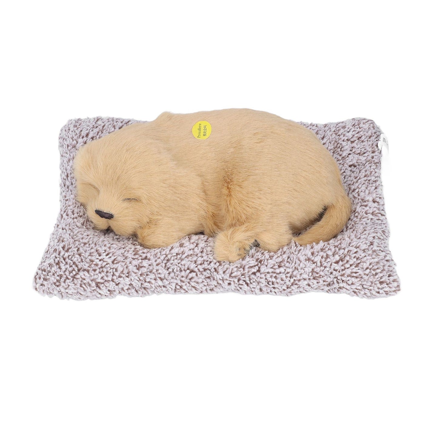 Simulation Dog with Sound Lovely Vivid Novel Gifts Plush Plastic Material Dog Toy Car Decoration Big Dog Labrador