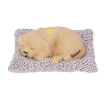 Simulation Dog with Sound Lovely Vivid Novel Gifts Plush Plastic Material Dog Toy Car Decoration Big Dog Labrador