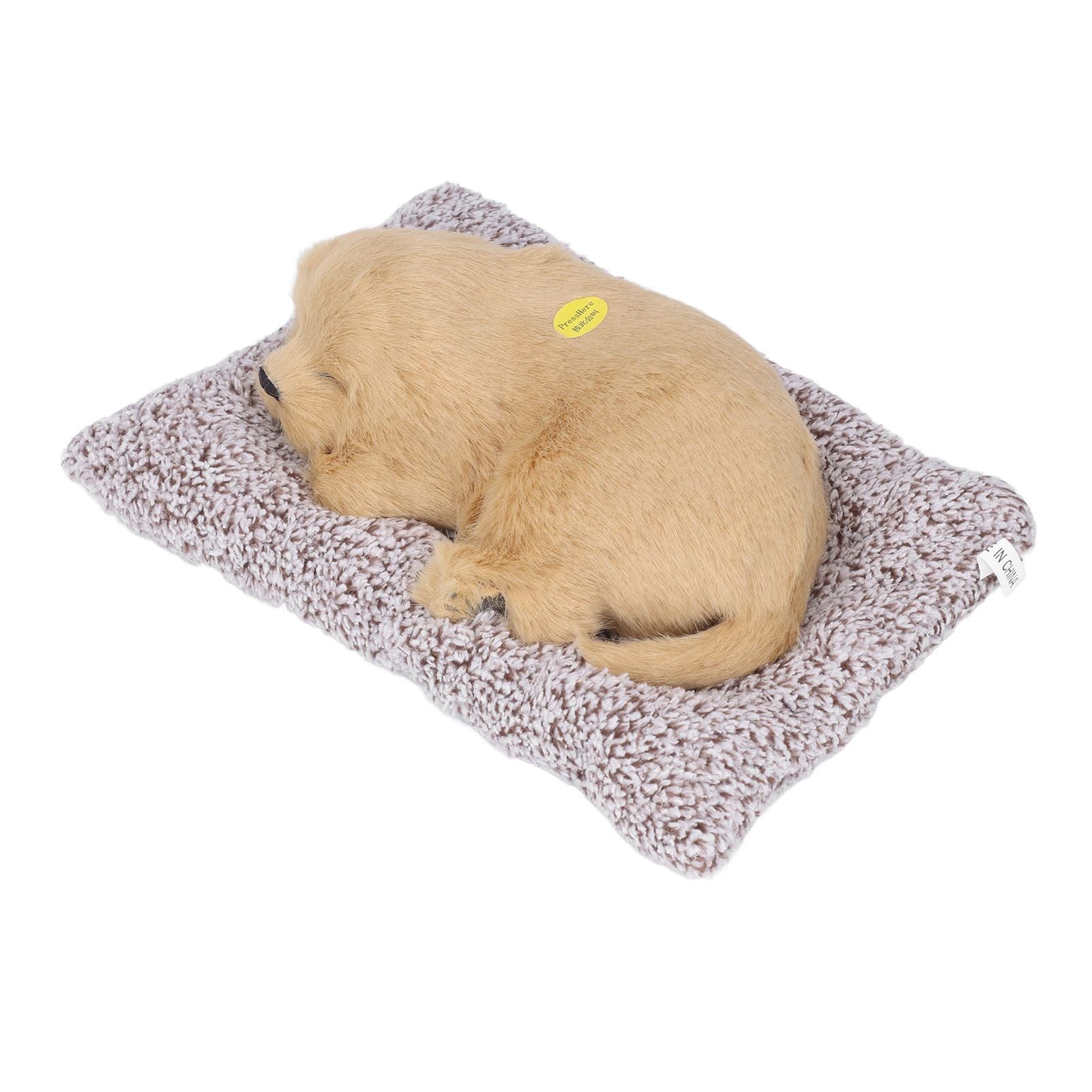 Simulation Dog with Sound Lovely Vivid Novel Gifts Plush Plastic Material Dog Toy Car Decoration Big Dog Labrador - view 3