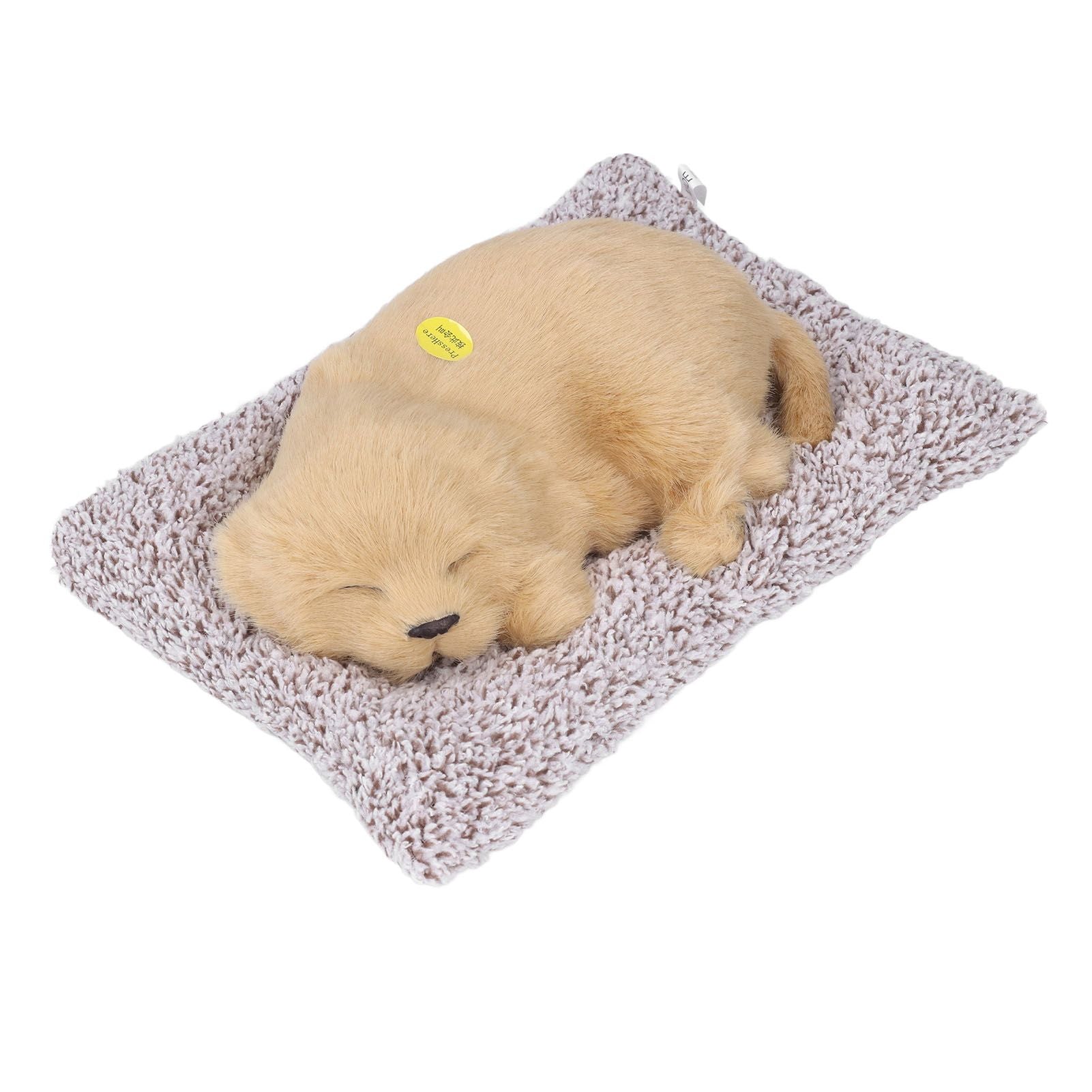 Simulation Dog with Sound Lovely Vivid Novel Gifts Plush Plastic Material Dog Toy Car Decoration Big Dog Labrador - view 5