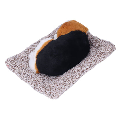 Simulation Dog with Sound Lovely Vivid Novel Gifts Plush Plastic Material Dog Toy Car Decoration Big Dog Beagle The - view 3