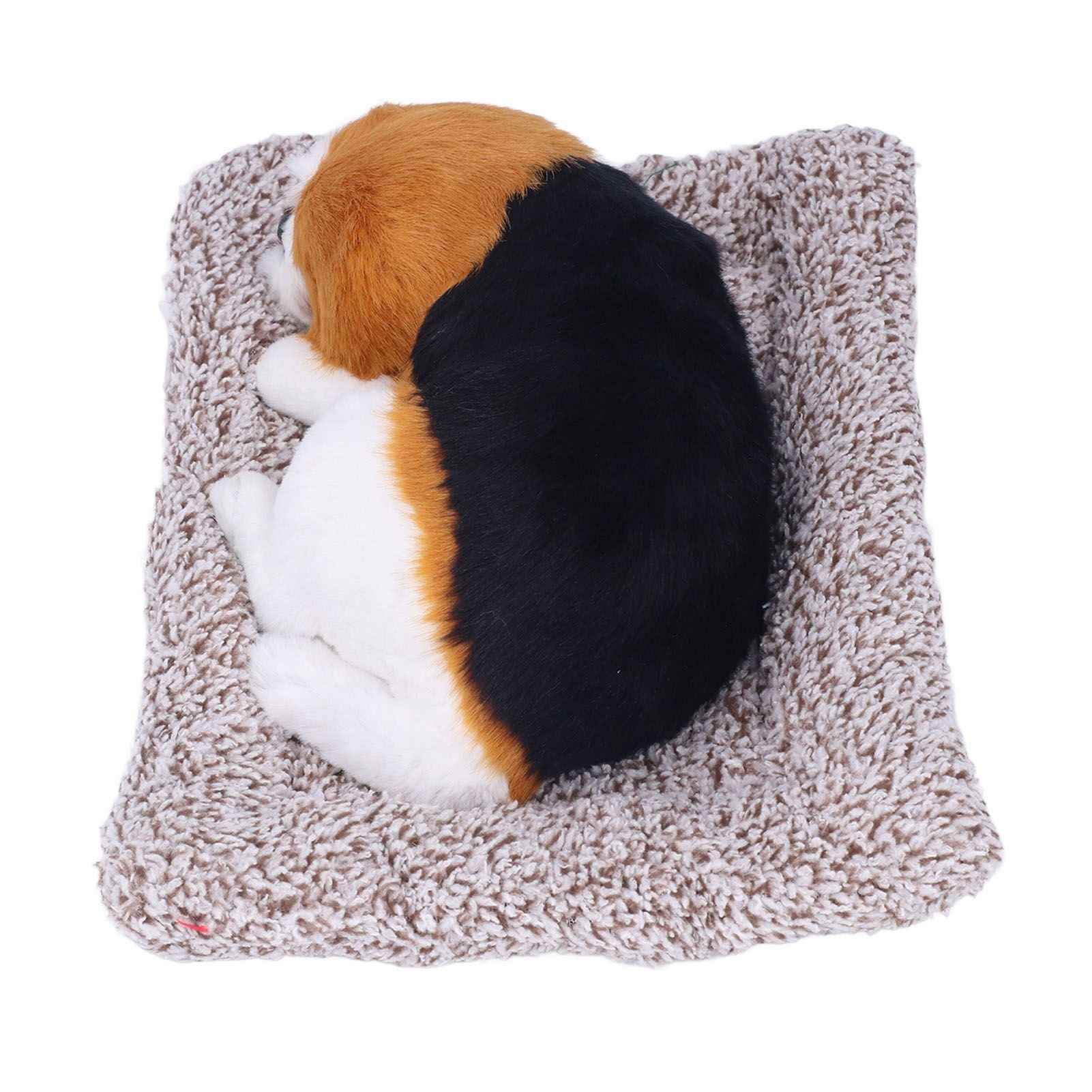 Simulation Dog with Sound Lovely Vivid Novel Gifts Plush Plastic Material Dog Toy Car Decoration Big Dog Beagle The - view 4