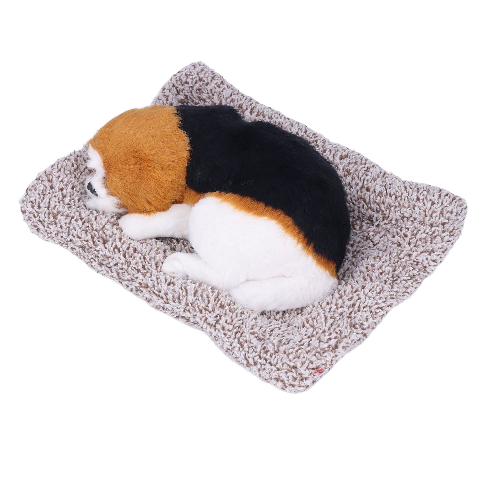 Simulation Dog with Sound Lovely Vivid Novel Gifts Plush Plastic Material Dog Toy Car Decoration Big Dog Beagle The - view 7