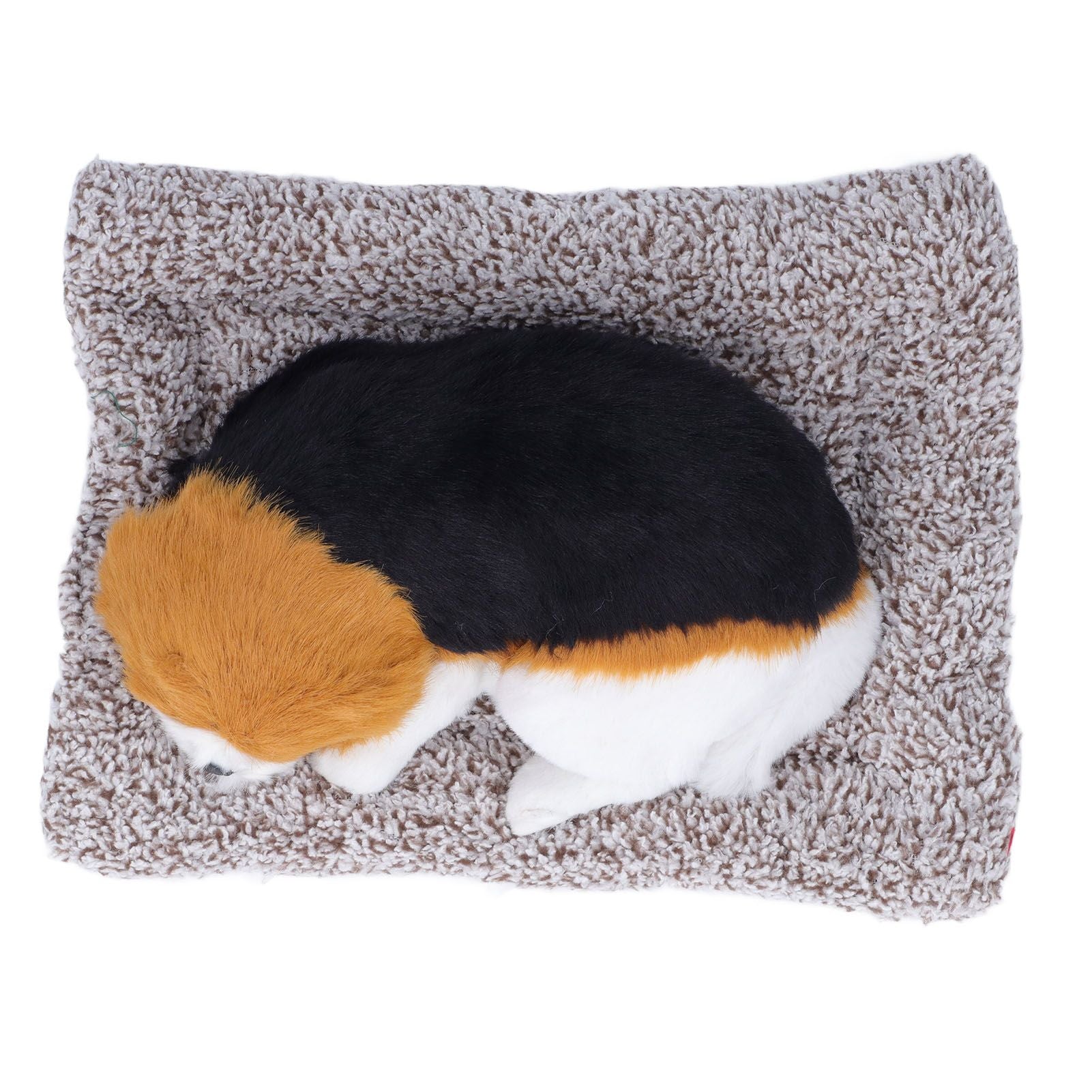Simulation Dog with Sound Lovely Vivid Novel Gifts Plush Plastic Material Dog Toy Car Decoration Big Dog Beagle The - view 9