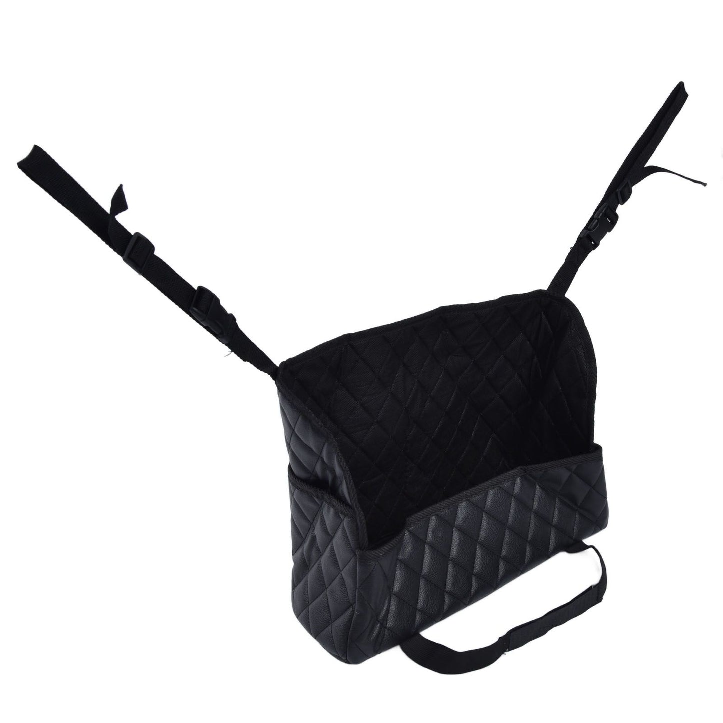 Rhombus Hanging Car Net Pocket Large Capacity Car Storage Bag Seat Bag Net Bag for Home Car - view 3