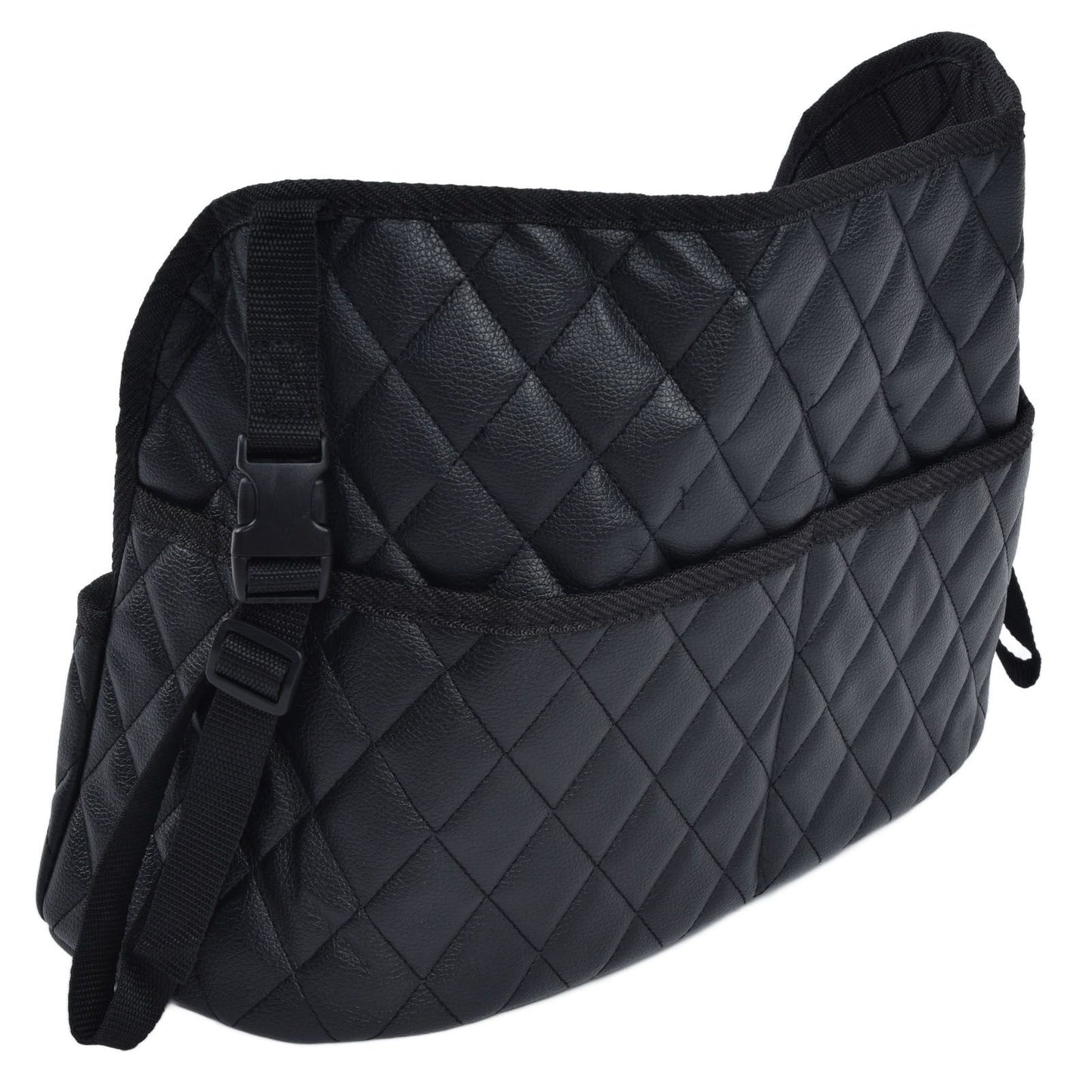 Rhombus Hanging Car Net Pocket Large Capacity Car Storage Bag Seat Bag Net Bag for Home Car - view 5