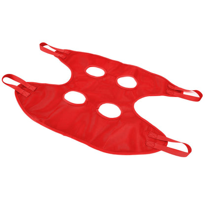 Dog Grooming Sling Multifunctional Pet Grooming Hammock Helper for Bathing Washing Grooming and Trimming NailRed S - view 3