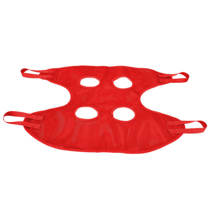 Dog Grooming Sling Multifunctional Pet Grooming Hammock Helper for Bathing Washing Grooming and Trimming NailRed S - view 4