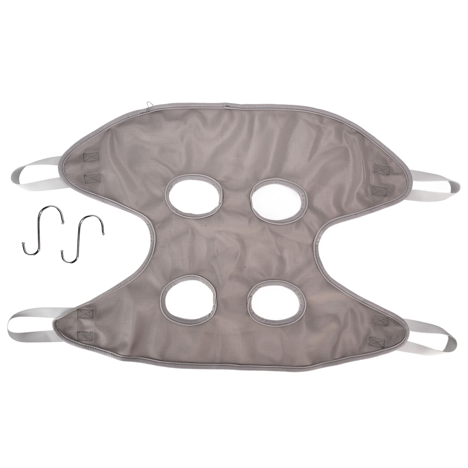 Dog Grooming Sling Multifunctional Pet Grooming Hammock Helper for Bathing Washing Grooming and Trimming NailGrey L