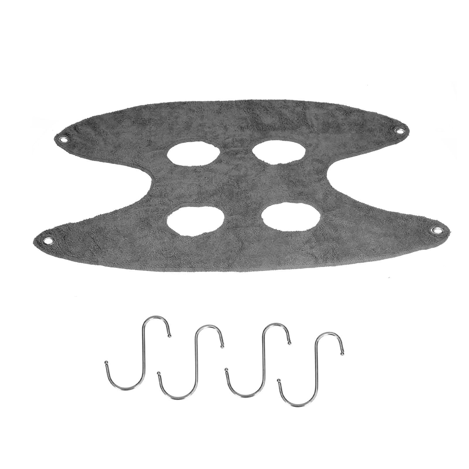 Pet Grooming Sling Dog Grooming Sling Hammock Helper for Bathing Washing Nail ClippingS Grey - view 9