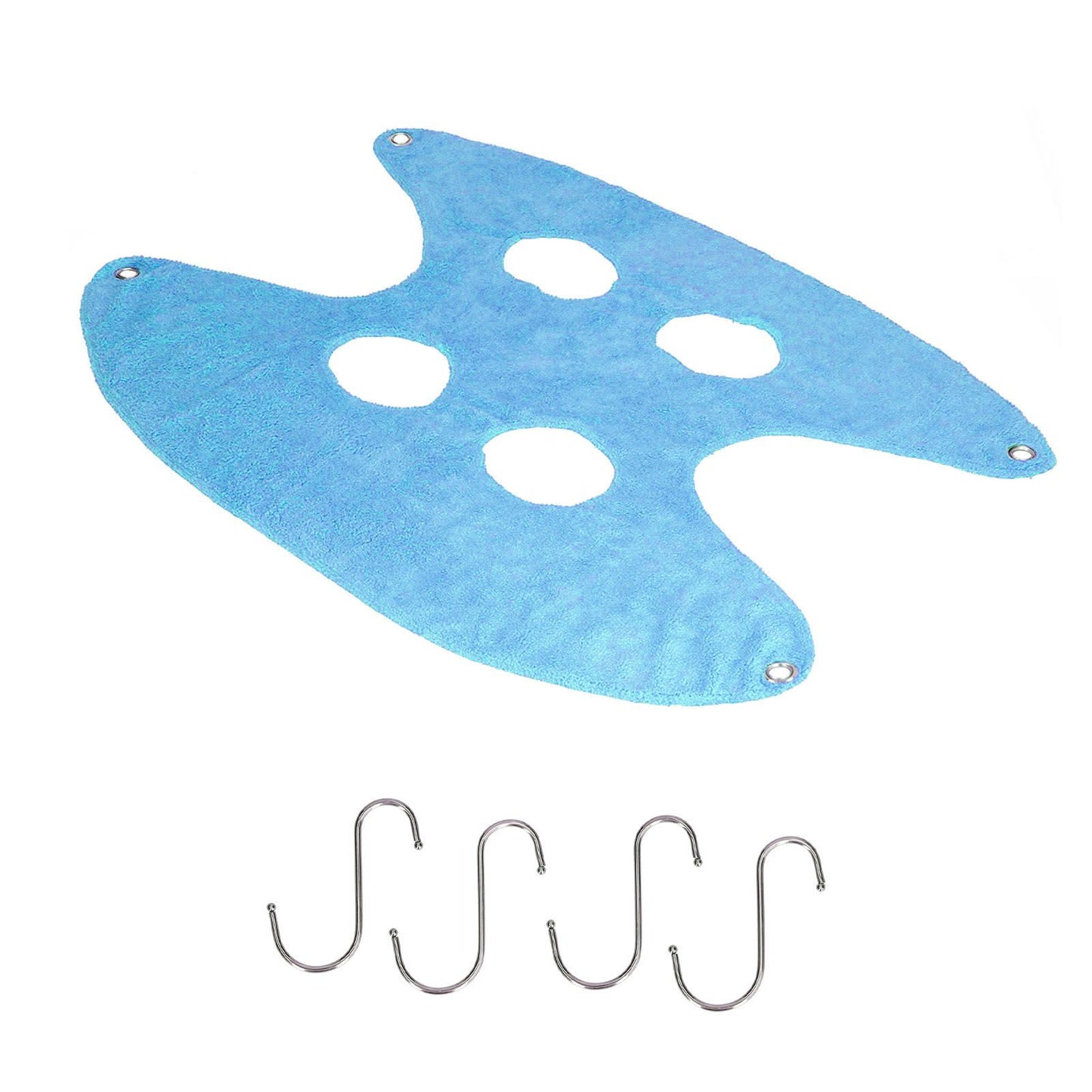 Pet Grooming Sling Dog Grooming Sling Hammock Helper for Bathing Washing Nail ClippingM Blue - view 4