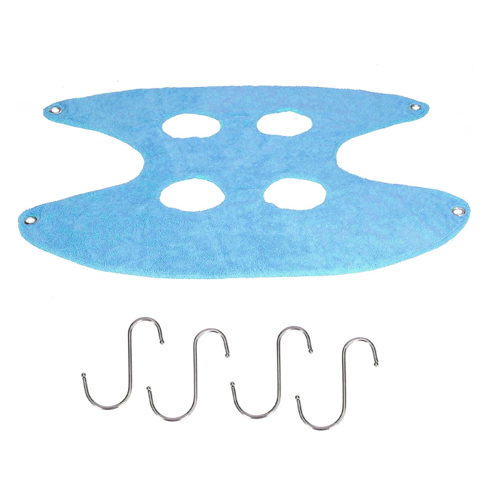 Pet Grooming Sling Dog Grooming Sling Hammock Helper for Bathing Washing Nail ClippingM Blue - view 5