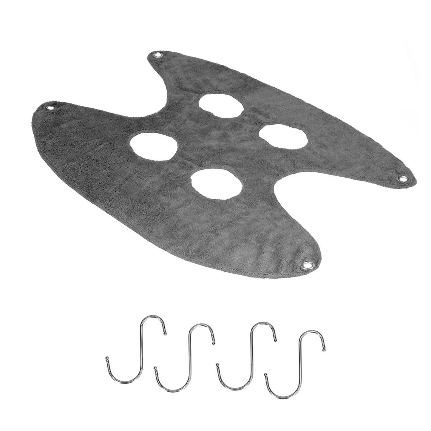 Pet Grooming Sling Dog Grooming Sling Hammock Helper for Bathing Washing Nail ClippingM Grey - view 4