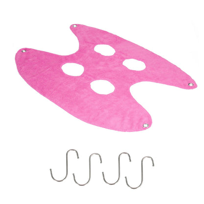 Pet Grooming Sling Dog Grooming Sling Hammock Helper for Bathing Washing Nail ClippingL Rose Red - view 4