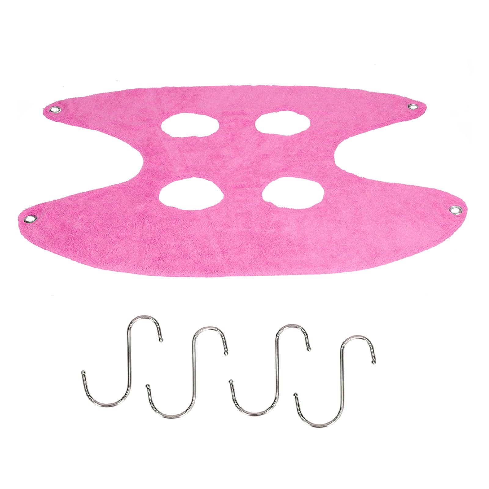 Pet Grooming Sling Dog Grooming Sling Hammock Helper for Bathing Washing Nail ClippingL Rose Red - view 5
