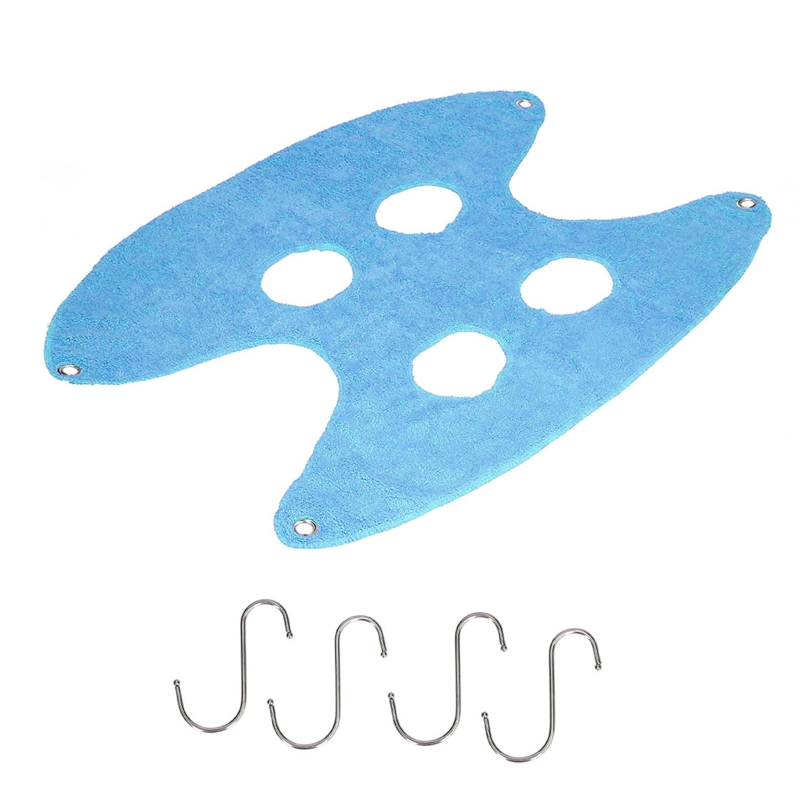 Pet Grooming Sling Dog Grooming Sling Hammock Helper for Bathing Washing Nail ClippingL Blue - view 2