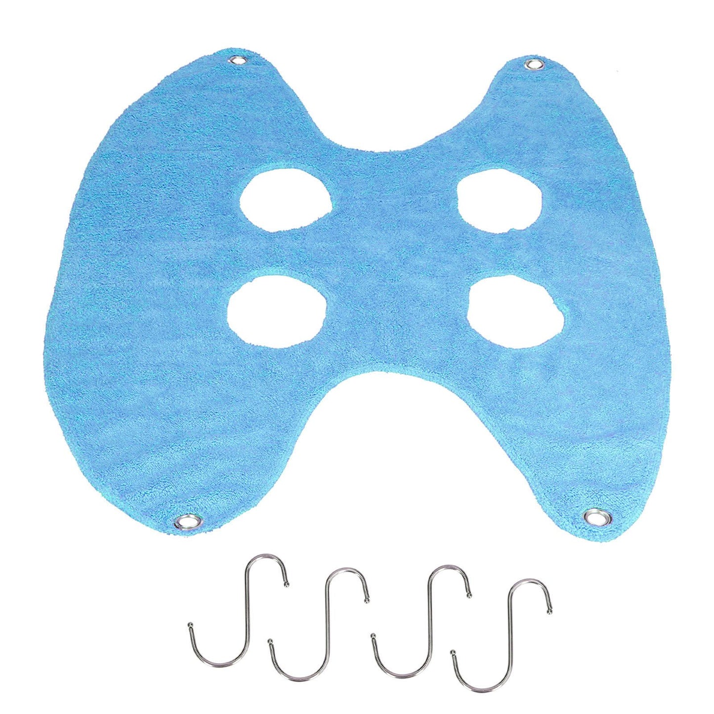 Pet Grooming Sling Dog Grooming Sling Hammock Helper for Bathing Washing Nail ClippingL Blue - view 3
