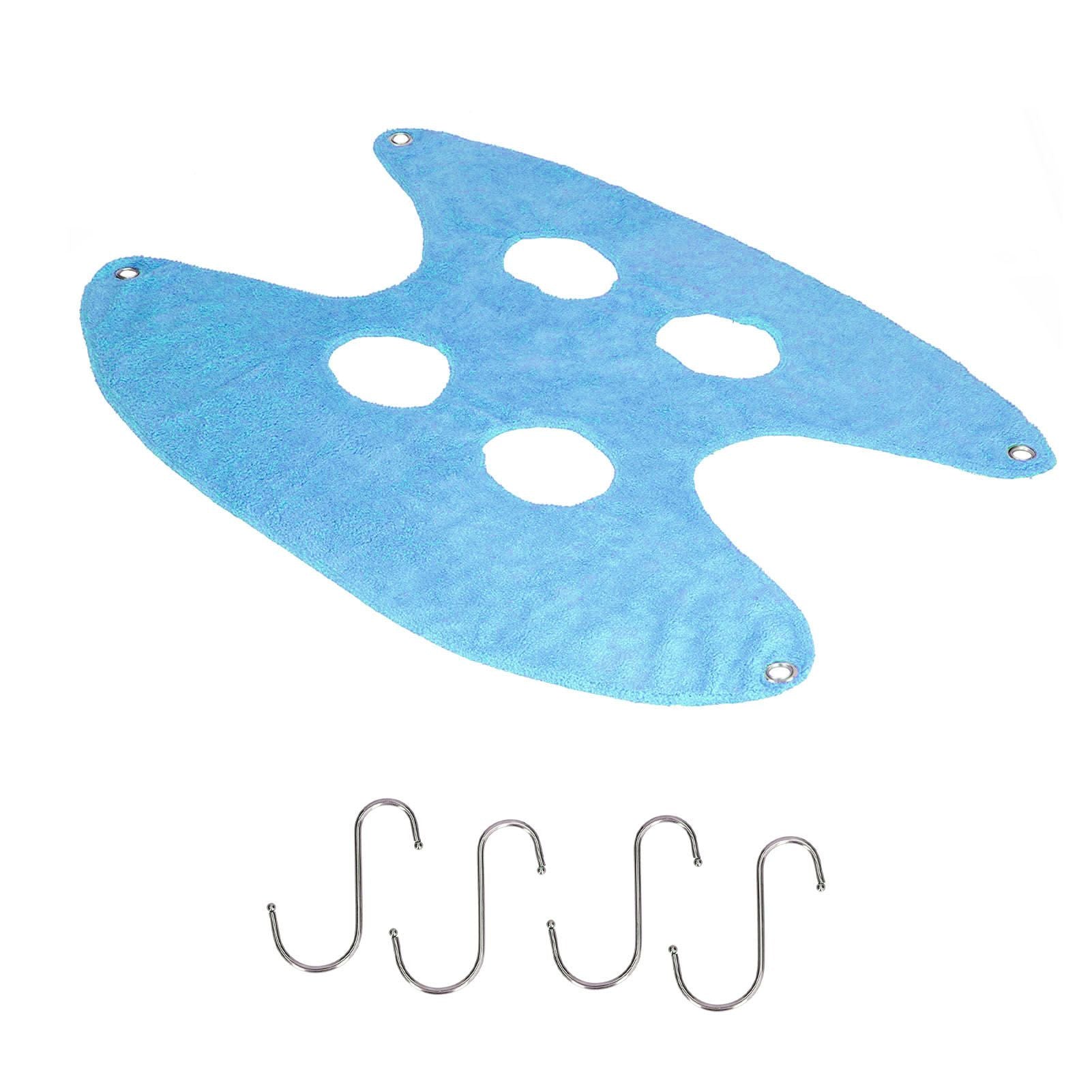Pet Grooming Sling Dog Grooming Sling Hammock Helper for Bathing Washing Nail ClippingL Blue - view 4
