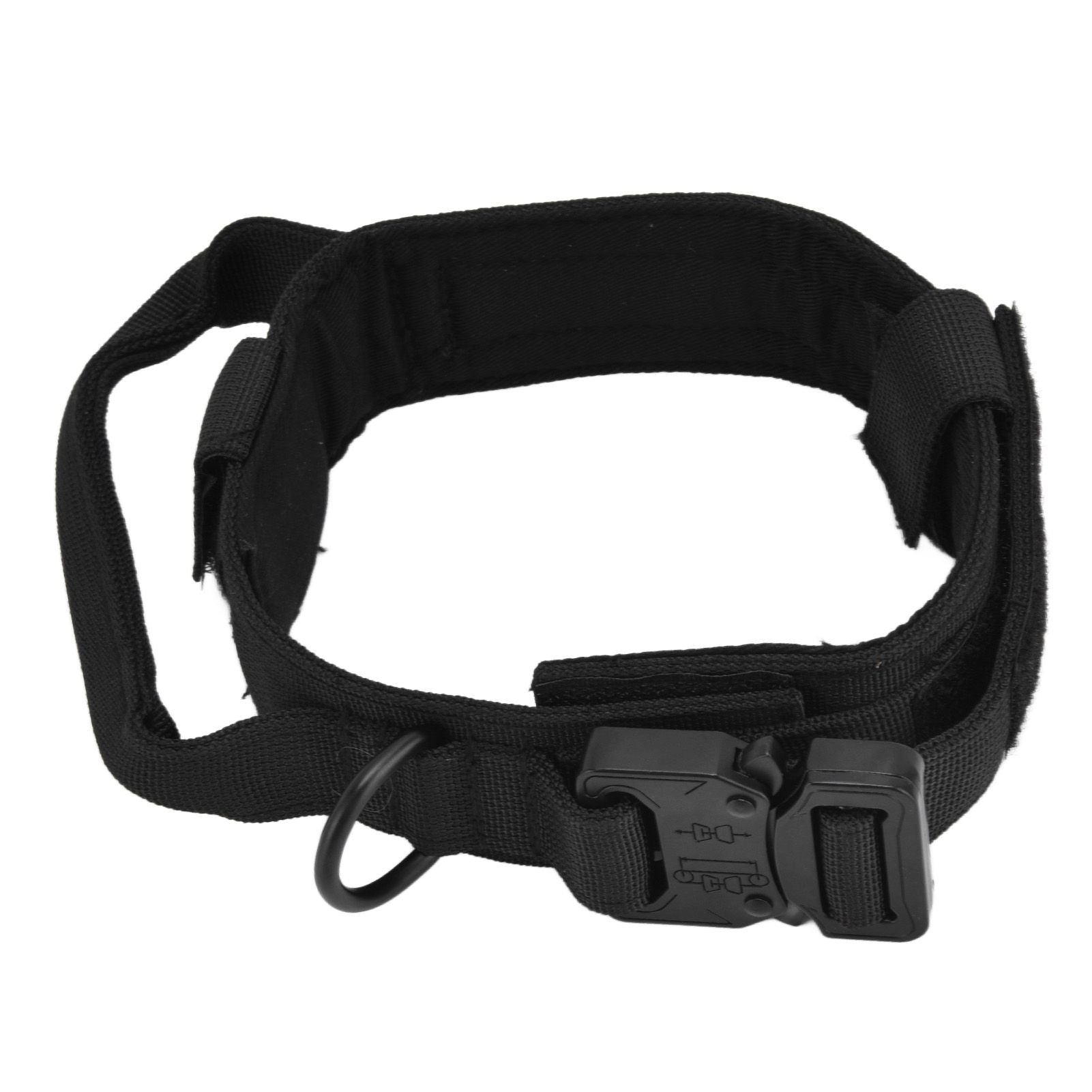 Traction Dog Collar with Buckle Nylon Iron Training Hunting Collar Pet Accessory for OutdoorBlack XL - view 2