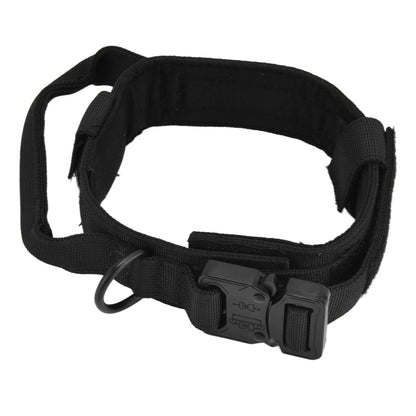 Traction Dog Collar with Buckle Nylon Iron Training Hunting Collar Pet Accessory for OutdoorBlack XL - view 4
