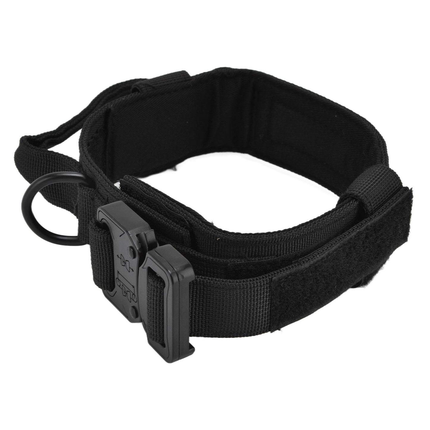 Traction Dog Collar with Buckle Nylon Iron Training Hunting Collar Pet Accessory for OutdoorBlack XL - view 5