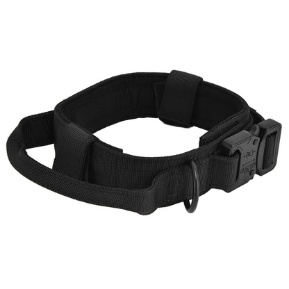 Traction Dog Collar with Buckle Nylon Iron Training Hunting Collar Pet Accessory for OutdoorBlack XL - view 8