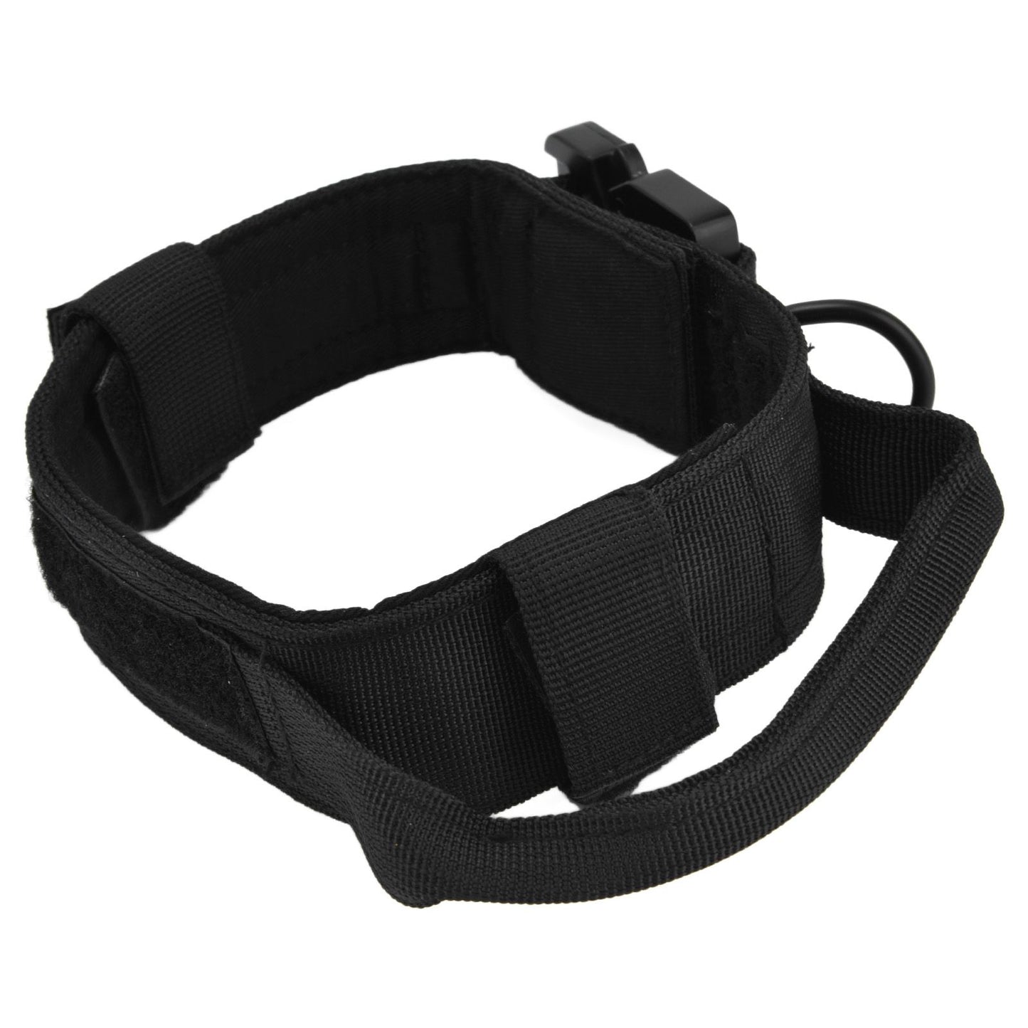 Traction Dog Collar with Buckle Nylon Iron Training Hunting Collar Pet Accessory for OutdoorBlack XL - view 10