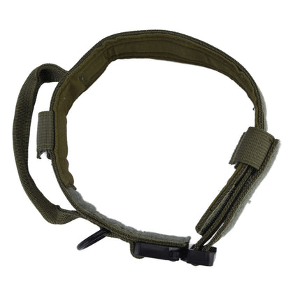 Traction Dog Collar with Buckle Nylon Iron Training Hunting Collar Pet Accessory for OutdoorGreen M - view 2