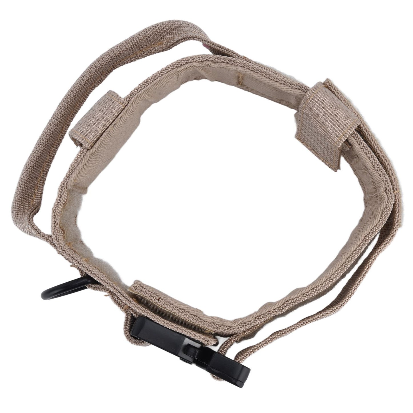Traction Dog Collar with Buckle Nylon Iron Training Hunting Collar Pet Accessory for OutdoorKhaki XL - view 7
