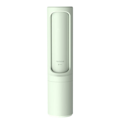 Rotation Pet Hair Remover Portable Mini Static Dog Hair Lint Remover Cleaning Device for Household Green