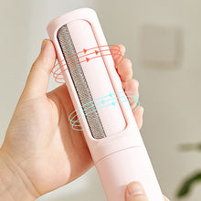 Rotation Pet Hair Remover Portable Mini Static Dog Hair Lint Remover Cleaning Device for Household Pink - view 2