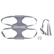 Pet Grooming Hammock Breathable Soft M Size Hammock Restraint Bag for Dogs Cats Nail Clipper Bathing Teeth Ears CleaningGray
