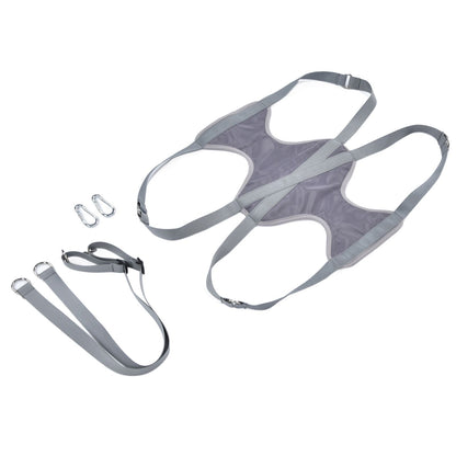 Pet Grooming Hammock Breathable Soft M Size Hammock Restraint Bag for Dogs Cats Nail Clipper Bathing Teeth Ears CleaningGray - view 3