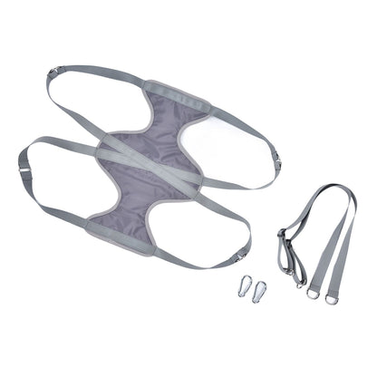 Pet Grooming Hammock Breathable Soft M Size Hammock Restraint Bag for Dogs Cats Nail Clipper Bathing Teeth Ears CleaningGray - view 6