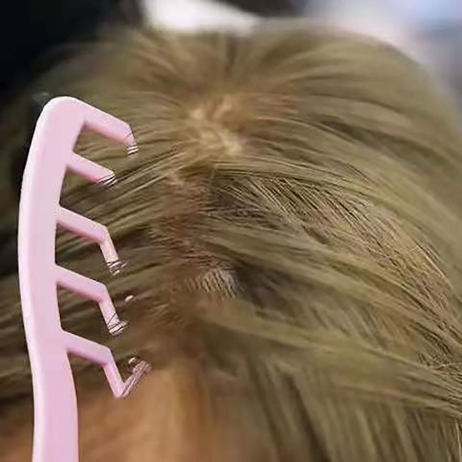 Z Shape Hair Comb Plastic Portable Detangling Combs Hair Styling Tool for Beauty SalonPink - view 3