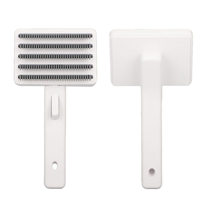 Dog Deshedding Brush Durable ABS Portable Comfortable Handle Body Massage Hair Scurf Removal Dog Brush for Dog Cat Pet - view 3