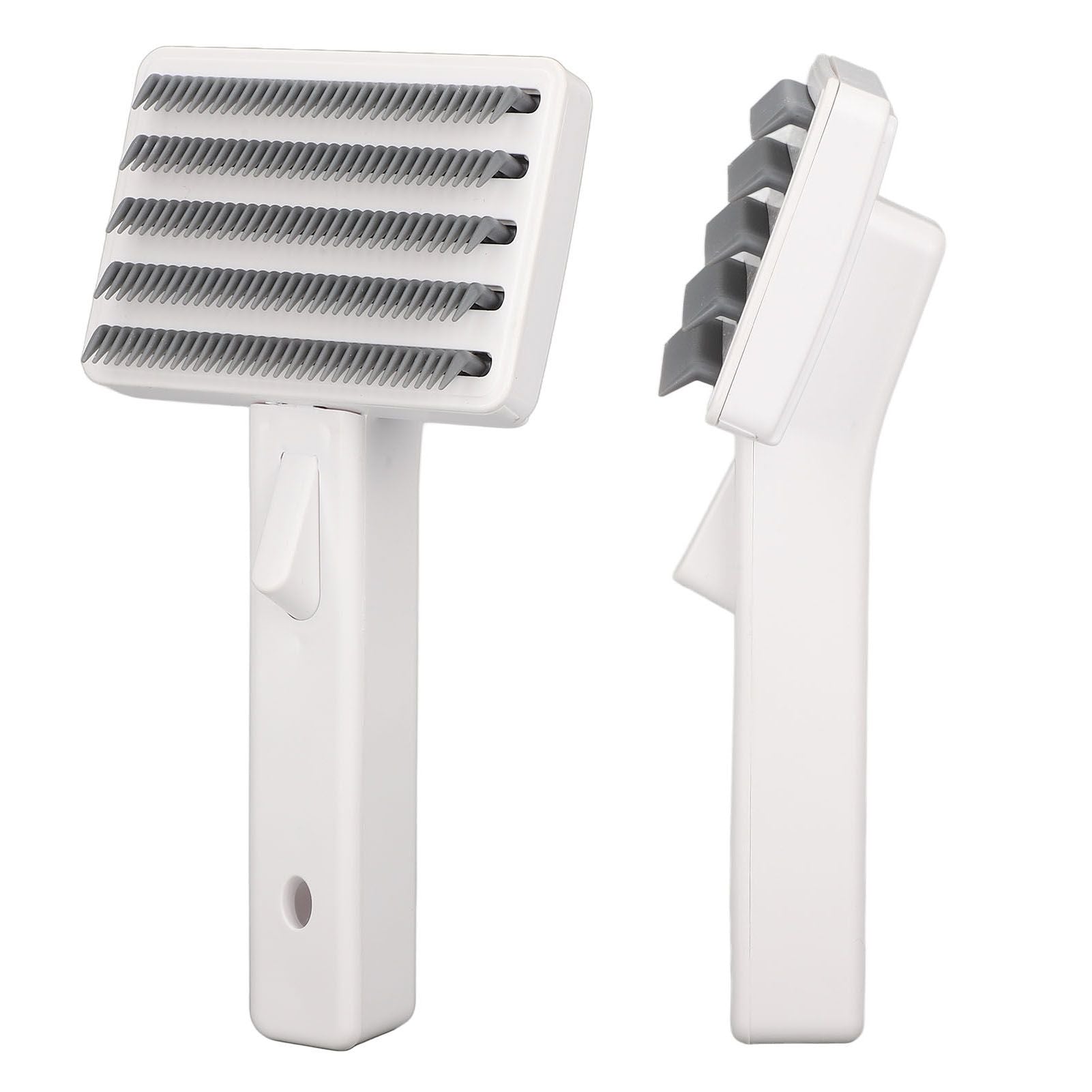 Dog Deshedding Brush Durable ABS Portable Comfortable Handle Body Massage Hair Scurf Removal Dog Brush for Dog Cat Pet - view 4