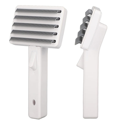 Dog Deshedding Brush Durable ABS Portable Comfortable Handle Body Massage Hair Scurf Removal Dog Brush for Dog Cat Pet - view 4